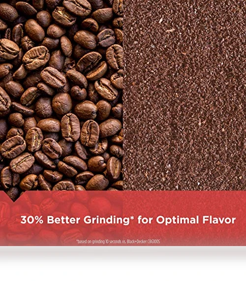 One Touch Coffee Grinder with Stainless Steel Blades — Electric Blade Coffee Grinders, BLACK+DECKER
