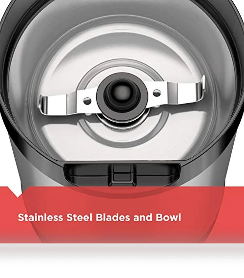 One Touch Coffee Grinder with Stainless Steel Blades — Electric Blade Coffee Grinders, BLACK+DECKER