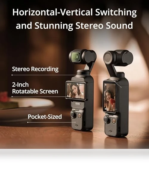 Osmo Pocket 3 Creator Combo Vlogging Camera — Camera Supports, DJI
