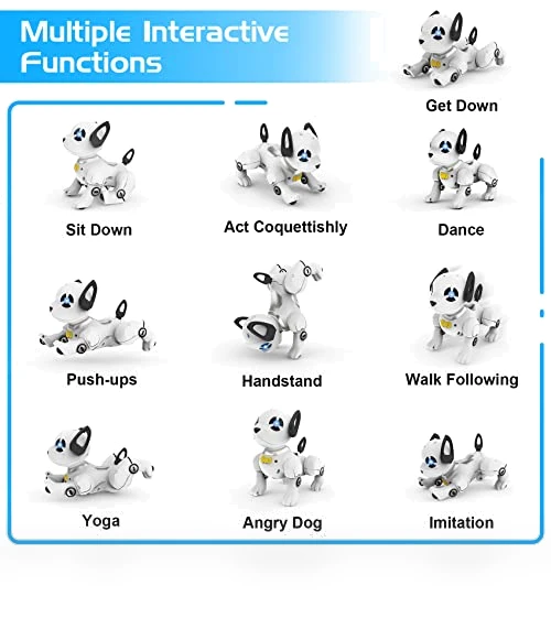 Programmable RC Robot Dog Toy with Interactive Functions — Interactive Figures & Robots, SUPIREO