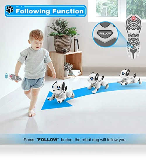 Programmable RC Robot Dog Toy with Interactive Functions — Interactive Figures & Robots, SUPIREO