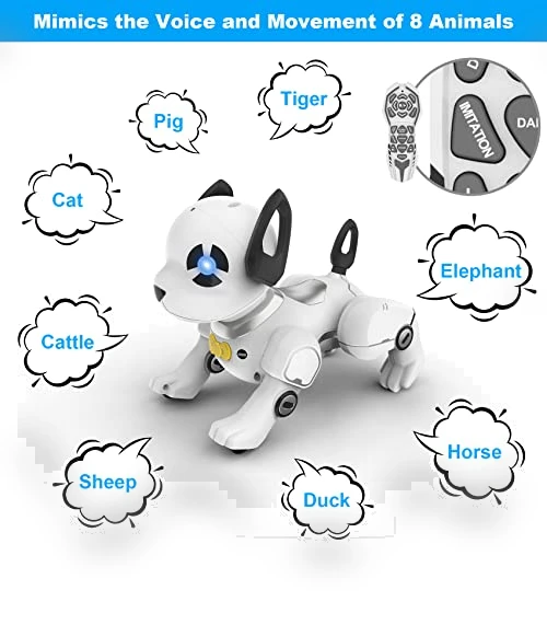Programmable RC Robot Dog Toy with Interactive Functions — Interactive Figures & Robots, SUPIREO