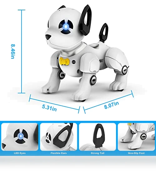 Programmable RC Robot Dog Toy with Interactive Functions — Interactive Figures & Robots, SUPIREO