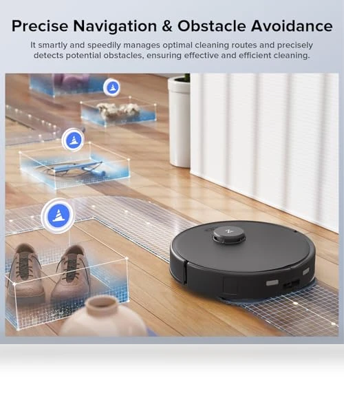 Qrevo Edge S5A Robot Vacuum and Mop with Self-Cleaning — Smart Cleaning Robots, Roborock