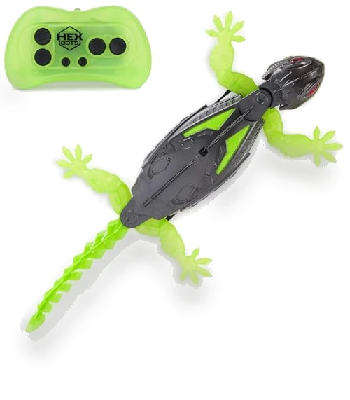 Rechargeable Remote Control Robot Gecko Toy for Kids — Interactive Figures & Robots, HEX BOTS