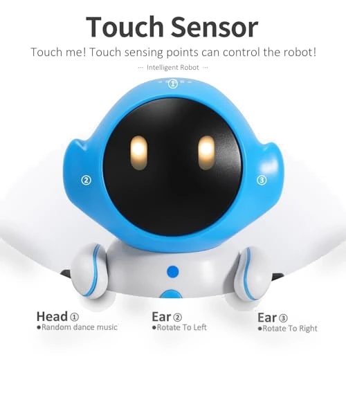 Rechargeable Smart Talking Robot Toy for Kids — Interactive Figures & Robots, GILOBABY