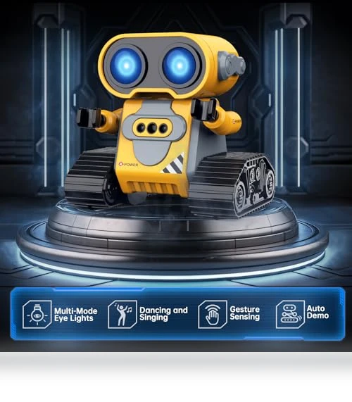 Remote Control Robot Toy with Gesture Sensing and Auto-Demo — Interactive Figures & Robots, Hamourd