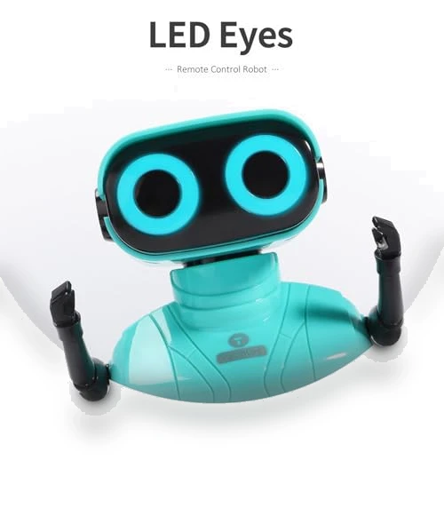 Remote Control Robot Toy with LED Eyes and Dance Moves for Kids — Interactive Figures & Robots, GILOBABY
