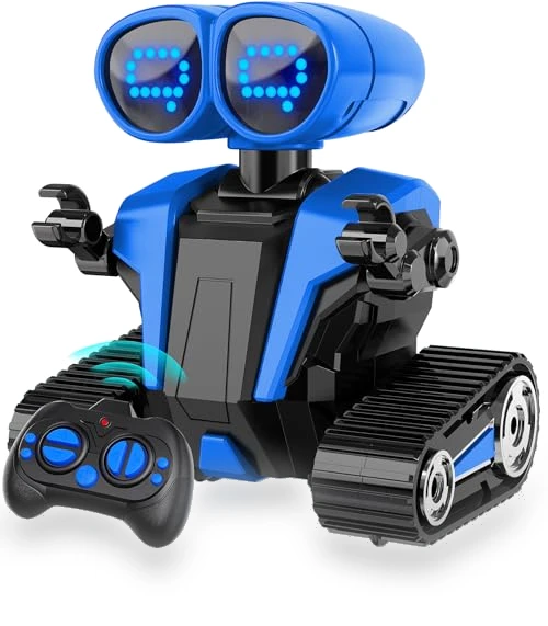 Remote Control Robot Toy with LED Eyes for Kids — Interactive Figures & Robots, MindPal