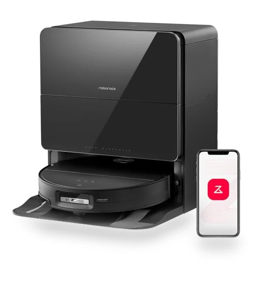 Robot Vacuum and Mop, 22,000Pa Suction, AI Obstacle Avoidance, Ultra Thin, Self Cleaning Dock — Smart Cleaning Robots, Roborock