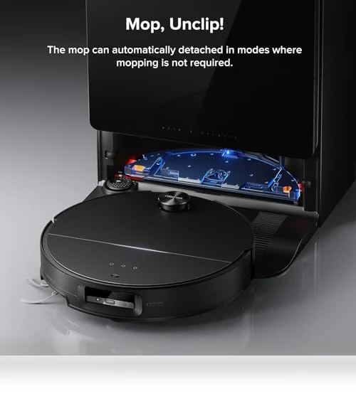 Robot Vacuum and Mop, 22,000Pa Suction, AI Obstacle Avoidance, Ultra Thin, Self Cleaning Dock — Smart Cleaning Robots, Roborock