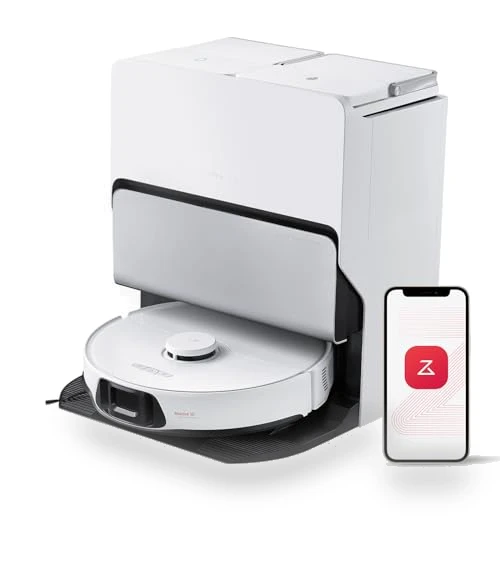 Robot Vacuum and Mop, All-in-One Dock, PreciSense LiDAR Navigation, Smart Dirt Detection — Smart Cleaning Robots, Roborock