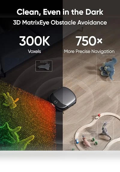 Robot Vacuum and Mop Combo with All-in-One Station, 8000 Pa Suction, Obstacle Avoidance — Smart Cleaning Robots, eufy
