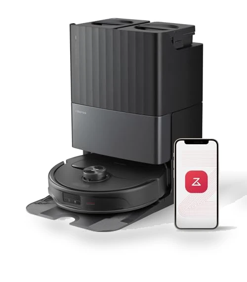 Robot Vacuum and Mop Combo with Self-Emptying & Refilling, 10,000Pa Suction — Smart Cleaning Robots, Roborock