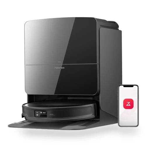 Robot Vacuum and Mop with Powerful Suction, Self-Emptying, Hot Air Drying — Vacuums, Roborock
