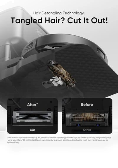 Robot Vacuum with Self Empty Station, Hair Detangling Technology, 60 Days Hands Free Cleaning — Smart Cleaning Robots, eufy