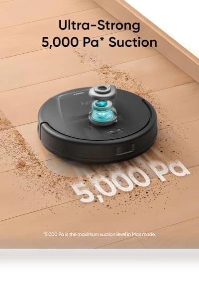 Robot Vacuum with Self Empty Station, Hair Detangling Technology, 60 Days Hands Free Cleaning — Smart Cleaning Robots, eufy