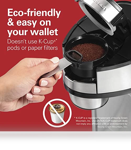 Single Serve Coffee Maker & Fast Grounds Brewer — Single-Cup Coffee Makers, Hamilton Beach