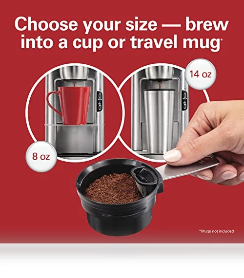 Single Serve Coffee Maker & Fast Grounds Brewer — Single-Cup Coffee Makers, Hamilton Beach
