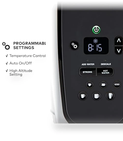 Single Serve K-Cup Pod Coffee Maker with Strength and Temperature Control — Single-Cup Coffee Makers, Keurig