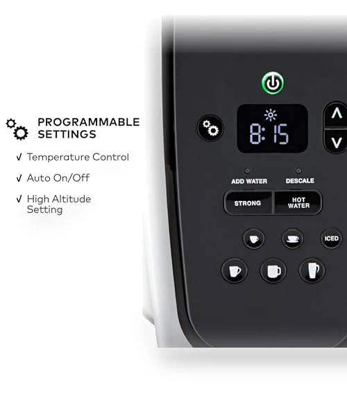 Single Serve K-Cup Pod Coffee Maker with Strength and Temperature Control — Single-Cup Coffee Makers, Keurig
