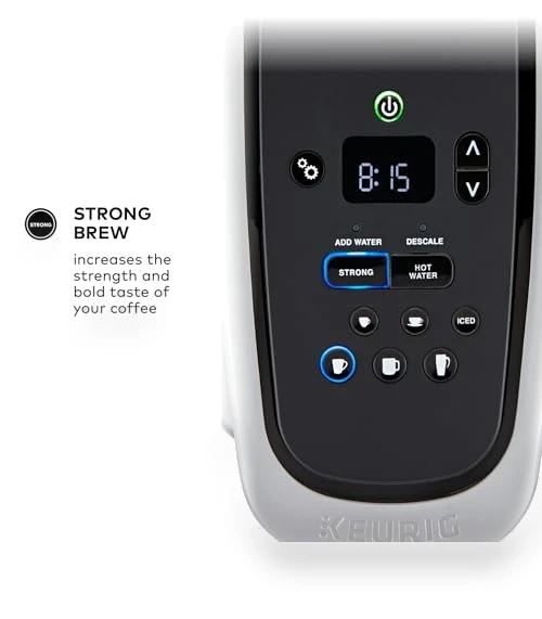 Single Serve K-Cup Pod Coffee Maker with Strength and Temperature Control — Single-Cup Coffee Makers, Keurig
