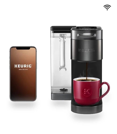 Single Serve K-Cup Pod Coffee Maker with WiFi Connectivity — Electric Blade Coffee Grinders, Keurig