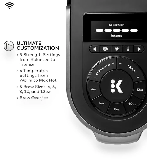 Single Serve K-Cup Pod Coffee Maker with WiFi Connectivity — Electric Blade Coffee Grinders, Keurig