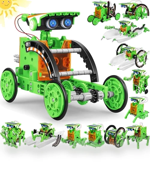 STEM 13-in-1 Education Solar Power Robots Toys for Kids — Solar Power, Bottleboom