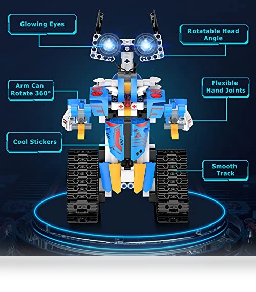 STEM Programmable Robot Building Kit with APP or Remote Control — Construction Kits, Henoda