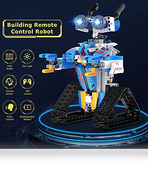 STEM Programmable Robot Building Kit with APP or Remote Control — Construction Kits, Henoda