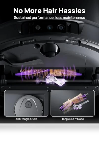 Ultra Robot Vacuum and Mop Combo with Self-Cleaning, 18000 Pa Suction — Smart Cleaning Robots, 3i