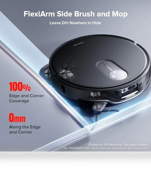Ultra-Slim Robot Vacuum and Mop Combo with 3D Sensing Tech — Smart Cleaning Robots, Roborock