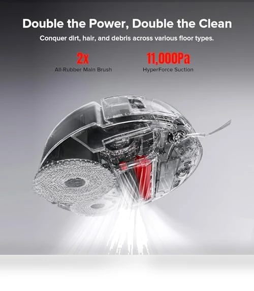 Ultra-Slim Robot Vacuum and Mop Combo with 3D Sensing Tech — Smart Cleaning Robots, Roborock