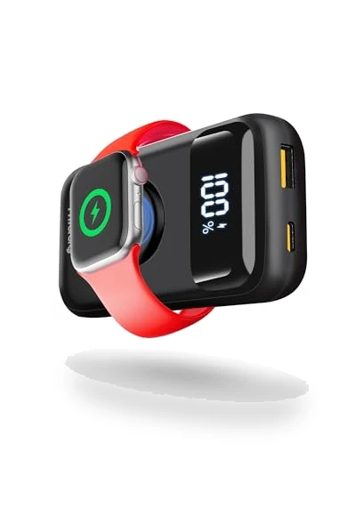 Wireless Portable Charger for Apple Watch, 10000mAh PD 22.5W Fast Charging Power Bank 3-in-1 Battery Pack — Chargers, Miady