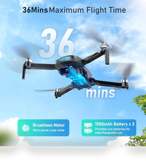 1080P HD FPV Camera Drone with Brushless Motor — Drones, MIRASON