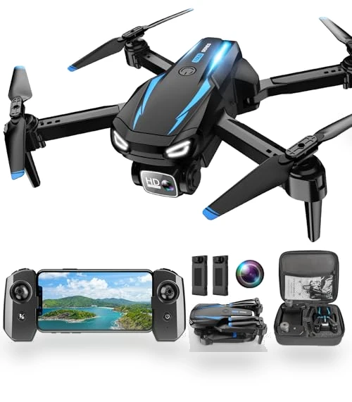 1080P HD FPV Foldable Drone with Camera for Kids and Adults — Drones, Dazlen