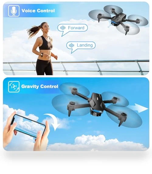 1080P HD FPV Foldable Drone with Camera for Beginners — Drones, Velcase