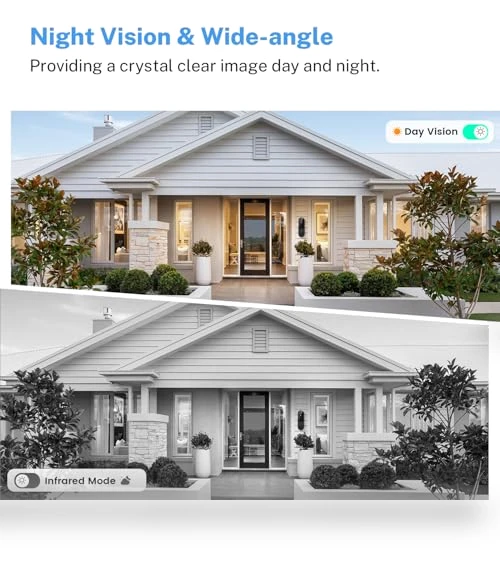 1080P Wireless Video Doorbell Camera with Chime Ringer, Night Vision, Cloud Storage — Smart Home Security, Botmelt