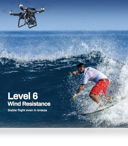 4K Camera Drone with 3-Axis Gimbal, GPS Auto Return, 50Mins Flight Time — Drones, Bwine