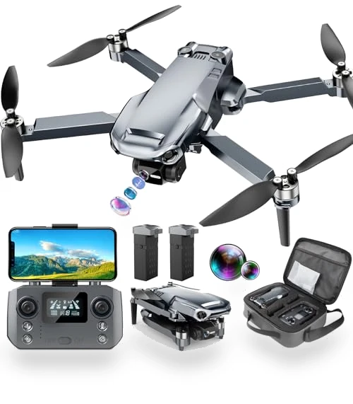 4K Camera Drone with GPS, 46Mins Flight Time — Drones, Glorale