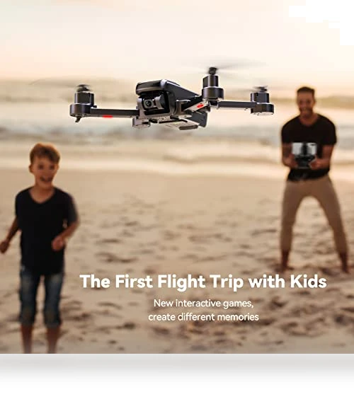 4K Camera Drone with GPS Auto Return, 40 Min Flight, Foldable FPV Quadcopter — Drones, Ruko