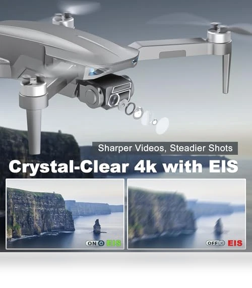 4K Drone with Camera for Beginners, 52-Min Flight Time, 10000 Feet Range — Drones, HHD