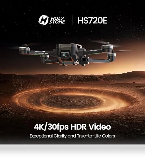 4K GPS Drone with Camera for Adults, 46 Min Flight Time — Drones, Holy Stone