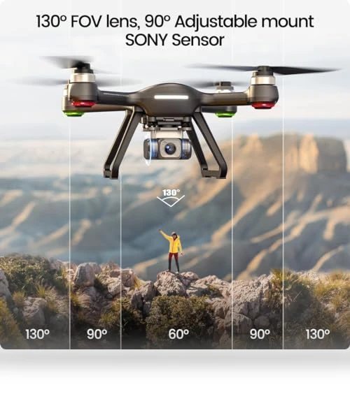 4K UHD Drone with EIS Anti Shake Camera, GPS Quadcopter — Drones, Holy Stone