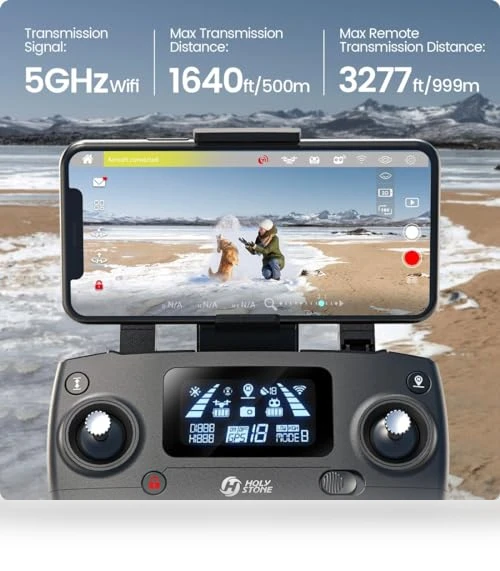 4K UHD Drone with EIS Anti Shake Camera, GPS Quadcopter — Drones, Holy Stone