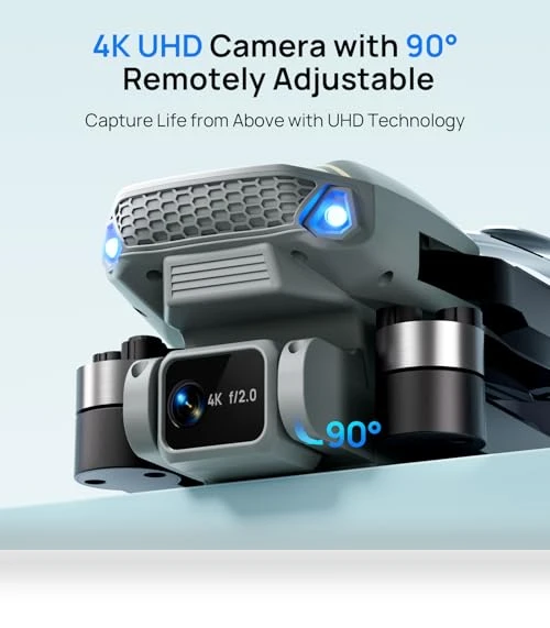 4K UHD FPV Foldable RC Drone with Camera — Drones, Ameta