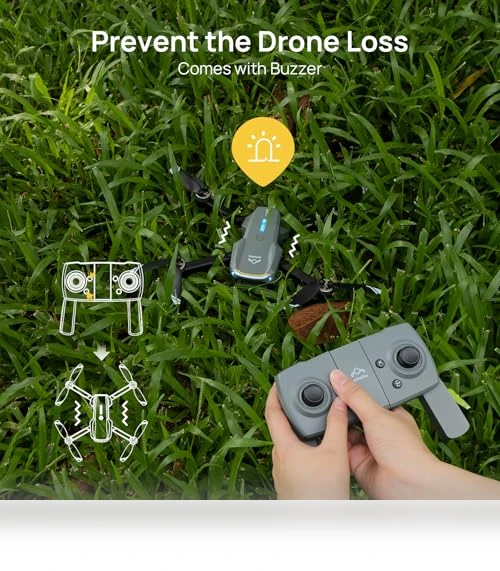 4K UHD FPV Foldable RC Drone with Camera — Drones, Ameta