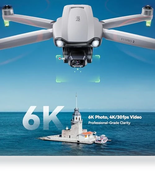 6K Camera Drone with 3-Axis Gimbal, 70-Min Flight Time — Drones, Ruko