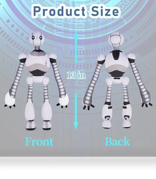 Adjustable 13 Inch Plush Robot Toy — Plushies, Nppd Cooye